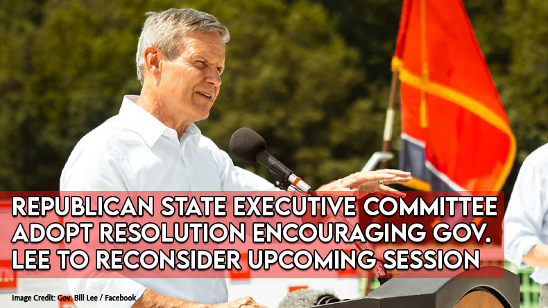 Republican State Executive Committee Adopt Resolution Encouraging Governor To Reconsider Upcoming Session