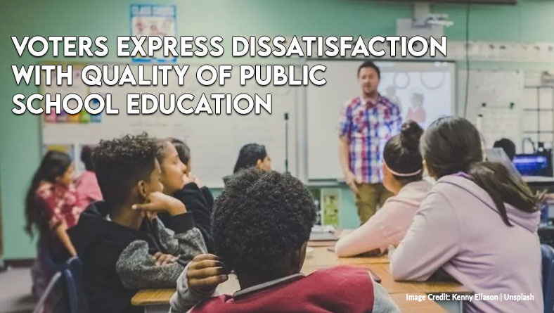 Voters Express Dissatisfaction With Quality Of Public School Education