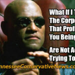 What If I Told You The Corporations That Profit From You Being Sick... Are Not Actually Trying To Heal You. Matrix Morpheus meme