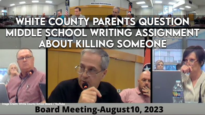 White County Parents Question Middle School Writing Assignment About Killing Someone