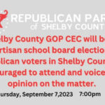 Leaked Resolution Reveals Shelby County GOP CEC Plans To Eliminate Partisan School Board Elections