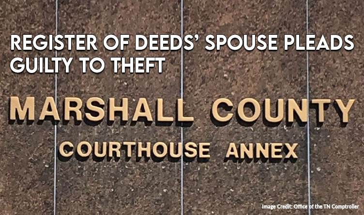 Marshall County Register of Deeds’ Spouse Pleads Guilty To Theft