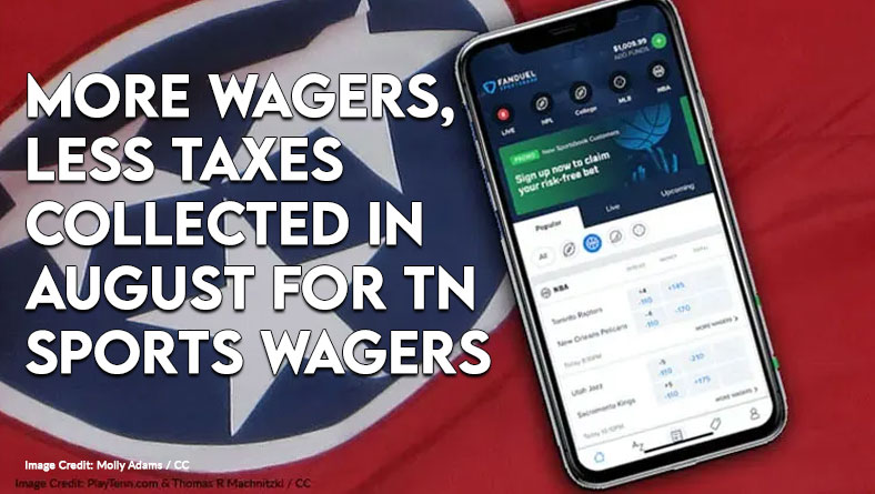 More Wagers, Less Taxes Collected In August For Tennessee Sports Wagers