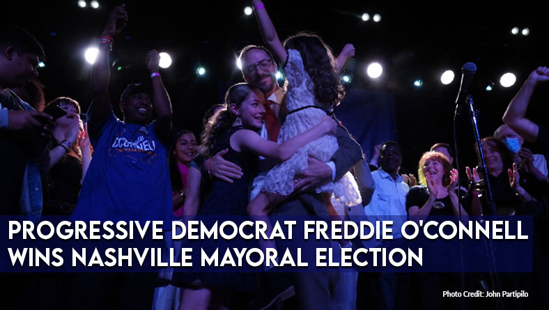 Progressive Democrat Freddie O'Connell Wins Nashville Mayoral Election