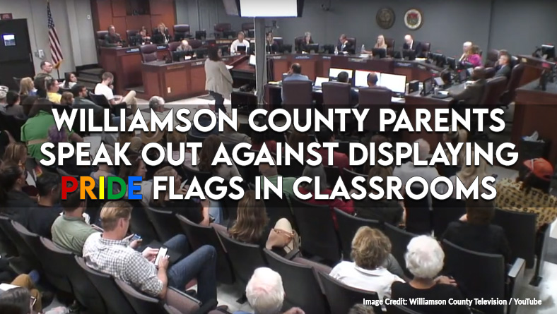 Williamson County Parents Speak Out Against Displaying Pride Flags In Classrooms