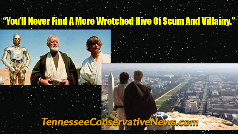 You’ll Never Find A More Wretched Hive Of Scum And Villainy. Washington D.C. Star Wars Obi Wan Kenobi Luke Skywalker Meme