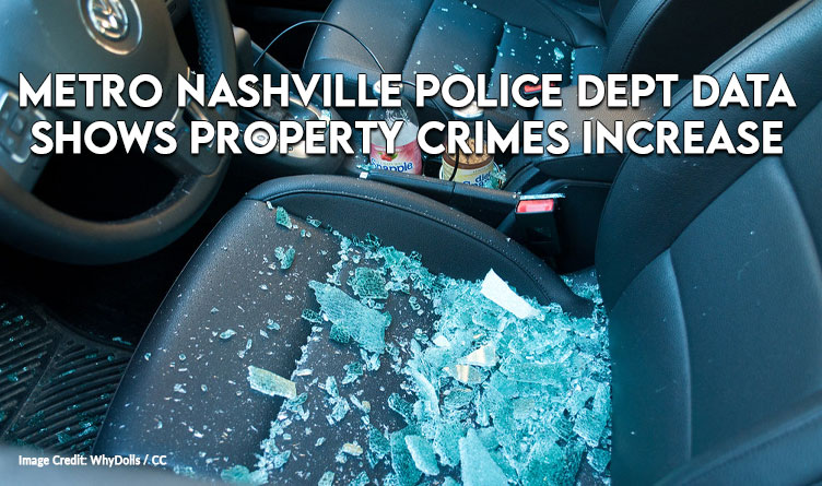 Metro Nashville Police Dept Data Shows Property Crimes Increase