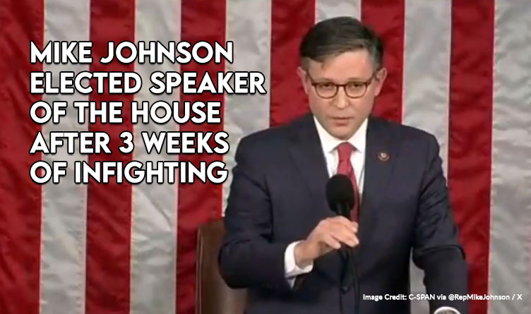 Mike Johnson Elected Speaker Of The House After 3 Weeks Of Infighting Tennessee Conservative 