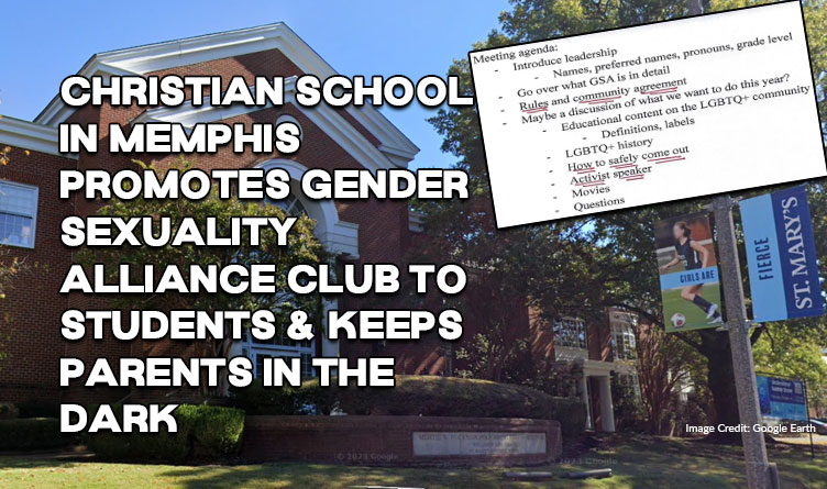 Christian School In Memphis Promotes Gender Sexuality Alliance Club To Students & Keeps Parents In The Dark