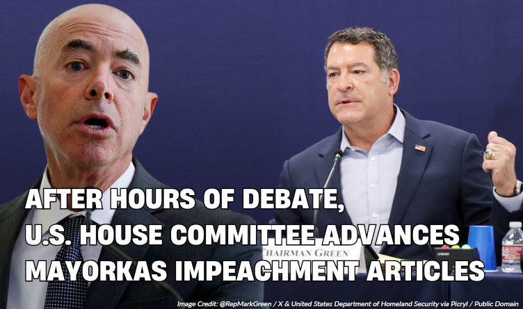 After Hours Of Debate, U.S. House Committee Advances Mayorkas Impeachment Articles