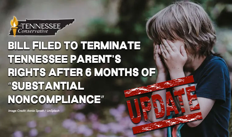 Bill Filed to Terminate Tennessee Parent’s Rights After Six Months of “Substantial Noncompliance” (Update 2.16.24)