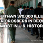 More Than 370,000 Illegal Border Crossers In December - Most In U.S. History