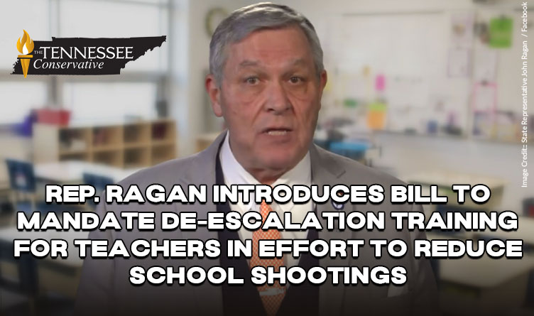 Rep. Ragan Introduces Bill To Mandate De-escalation Training For Teachers In Effort To Reduce School Shootings