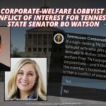 98% Say Corporate-Welfare Lobbyist Wife Is A Conflict Of Interest For Tennessee State Senator Bo Watson