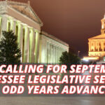 Bill Calling For September Tennessee Legislative Session In Odd Years Advances