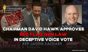 Chairman David Hawk Approves Tennessee Red Flag Gun Law In Deceptive Voice Vote (Update 2.5.24)