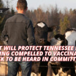 Bill That Will Protect Tennessee Farmers From Being Compelled To Vaccinate Livestock To Be Heard In Committees