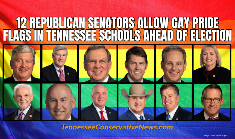 12 Republican Senators Allow Gay Pride Flags in Tennessee Schools Ahead of Election