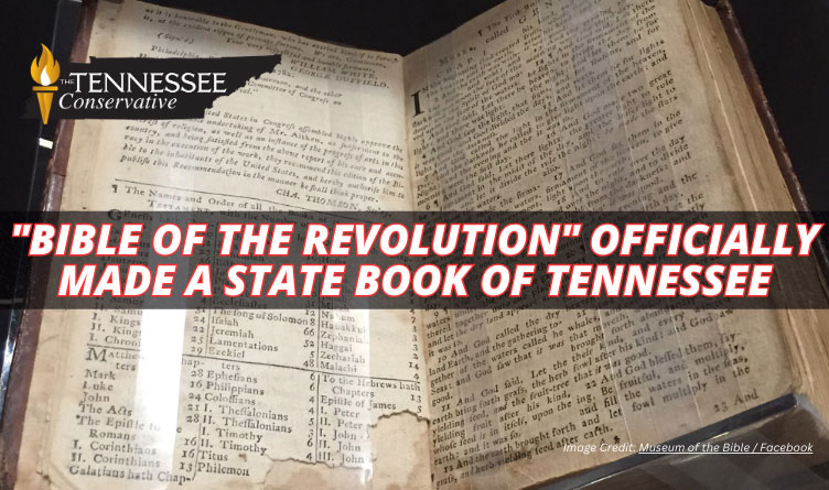 "Bible Of The Revolution" Officially Made A State Book Of Tennessee