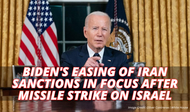 Biden's Easing Of Iran Sanctions In Focus After Missile Strike On Israel