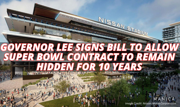 Governor Lee Signs Bill To Allow Super Bowl Contract To Remain Hidden For 10 Years