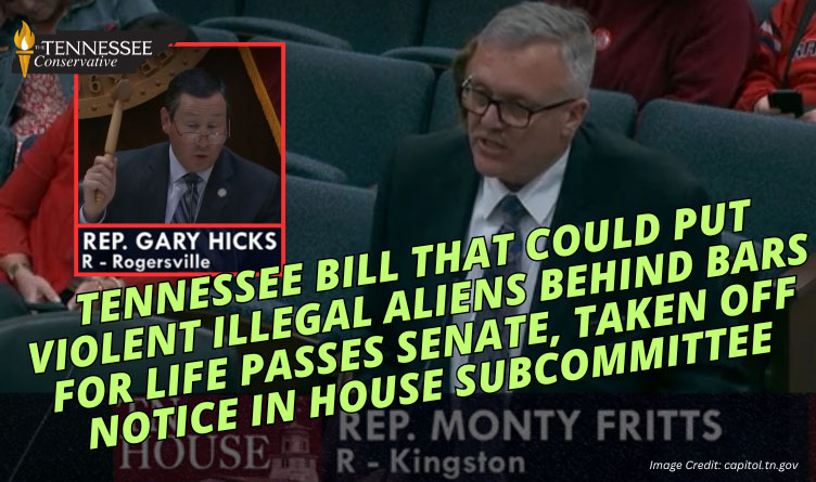 Tennessee Bill That Could Put Violent Illegal Aliens Behind Bars For Life Passes Senate, Taken Off Notice In House Subcommittee