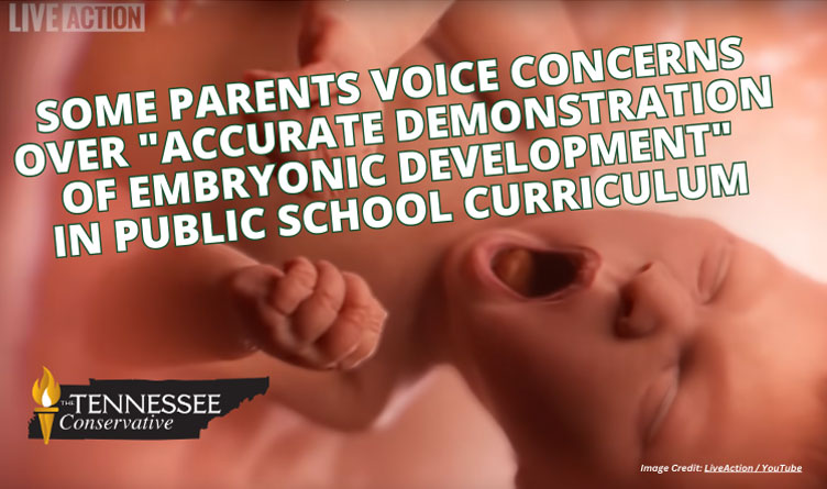 Some Parents Voice Concerns Over "Accurate Demonstration Of Embryonic Development" In Public School Curriculum