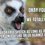 Okay Folks... We Totally Get It... You’re All For Free Speech As Long As It Doesn’t Insult A Person You Like Or Go Against A Stance You Take - Meme