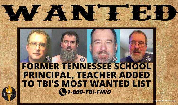 Former Tennessee School Principal, Teacher Added To TBI's Most Wanted List