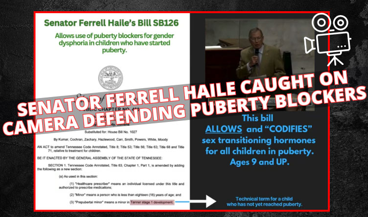 Senator Ferrell Haile Caught On Camera Defending Puberty Blockers