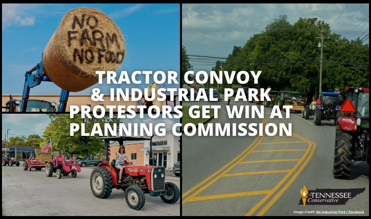 Tractor Convoy & Industrial Park Protestors Get Win At Planning Commission