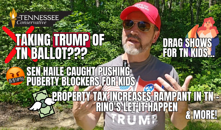 Taking Trump Of Tennessee Ballot??? Sen. Haile Caught Pushing Puberty Blockers For Kids, Drag Shows For Kids In TN, Property Tax Increases Rampant In TN & RINOs Let It Happen…