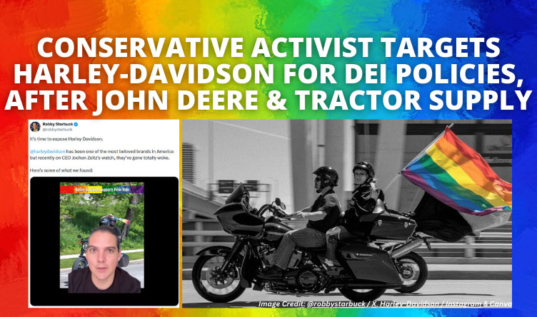 Conservative Activist Targets Harley-Davidson For DEI Policies, After John Deere & Tractor Supply