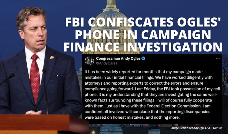 FBI Confiscates Ogles' Phone In Campaign Finance Investigation