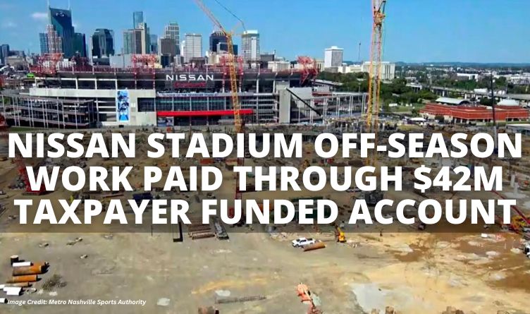 Offseason work on Nissan Stadium will be paid for through a  million tax account