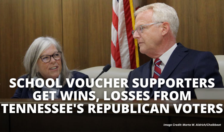 School Voucher Supporters Get Wins, Losses From Tennessee's Republican Voters