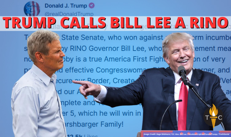 Trump Calls Bill Lee A RINO