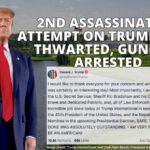 2nd Assassination Attempt On Trump's Life Thwarted, Gunman Arrested