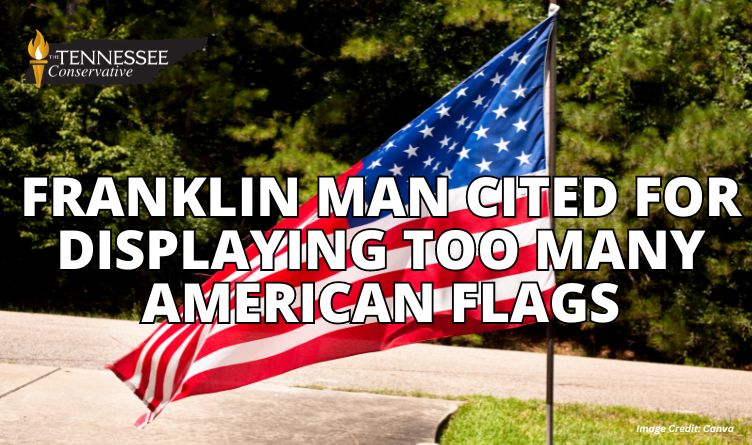 Franklin Man Cited For Displaying Too Many American Flags