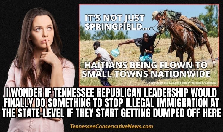 I wonder If Tennessee Republican Leadership Would Finally Do Something To Stop Illegal Immigration At The State-Level If They Start Getting Dumped Off Here - Haitians Meme