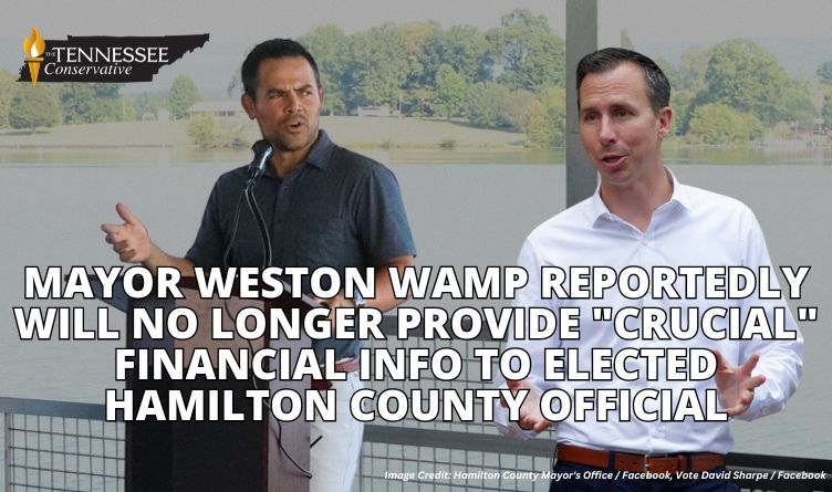 Mayor Weston Wamp Reportedly Will No Longer Provide "Crucial" Financial Info To Elected Hamilton County Official