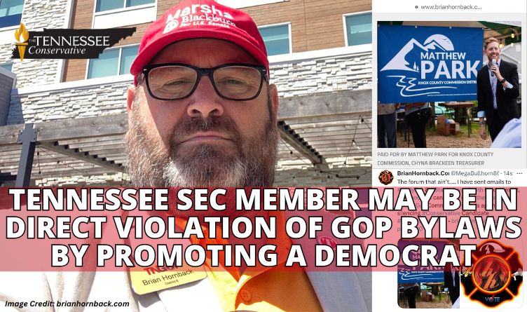 Tennessee SEC Member May Be In Direct Violation of GOP Bylaws By Promoting A Democrat