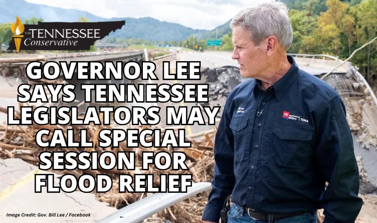 Governor Lee Says Tennessee Legislators May Call Special Session For Flood Relief