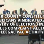 Sumner County Constitutional Republicans Vindicated After Registry Of Election Finance Settles Complaint Alleging Illegal PAC Activity