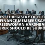 Tennessee Registry Of Election Finance Members Say Congresswoman Harshbarger's Treasurer Should Be Subpoenaed