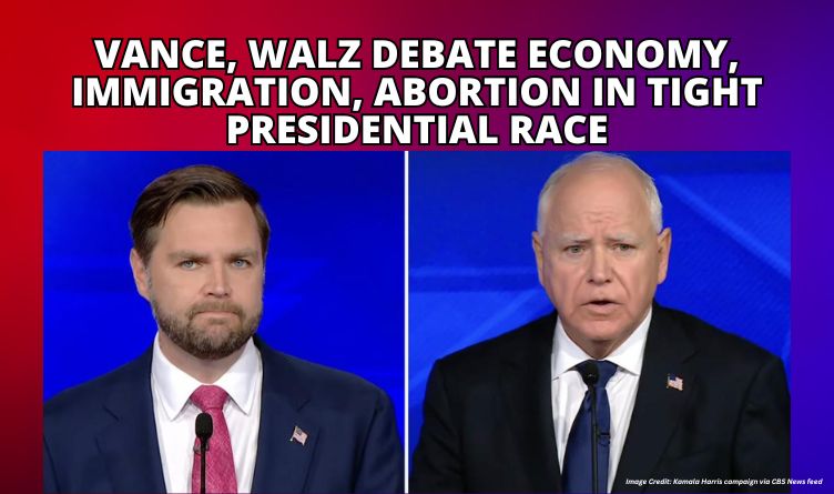 Vance, Walz Debate Economy, Immigration, Abortion In Tight Presidential Race