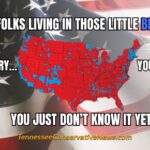 For You Folks Living In Those Little Blue Spots Don’t Worry... You Won Too... You Just Don't Know It Yet - 2024 Election Red Wave Meme