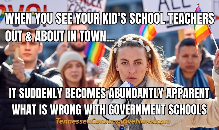 When You See Your Kid’s School Teachers Out & About In Town... It Suddenly Becomes Abundantly Apparent What Is Wrong With Government Schools - Meme