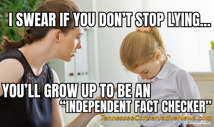 I Swear If You Don't Stop Lying... You'll Grow Up To Be An Independent Fact Checker - Meme