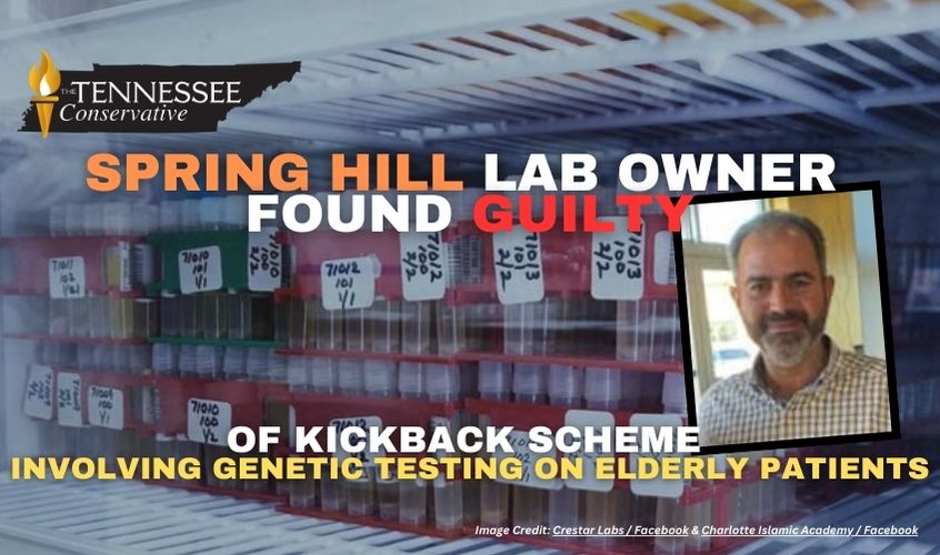 Spring Hill Lab Owner Found Guilty of Kickback Scheme Involving Genetic Testing On Elderly Patients